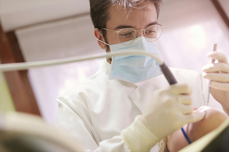 Dentist need perfect hand eye-coordination and visual perception.